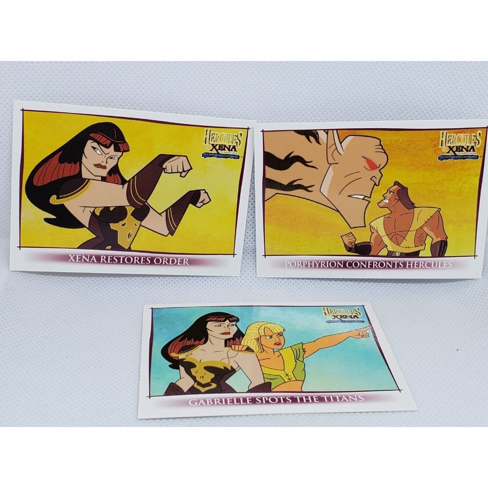 Hercules & Xena The Battle For Mount Olympus Animated Trading Card Bundle